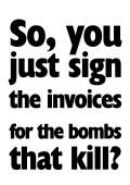 Placard 6: We (hate) land-mines